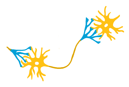 Illustration einer Nervenzelle ohne Synapsen